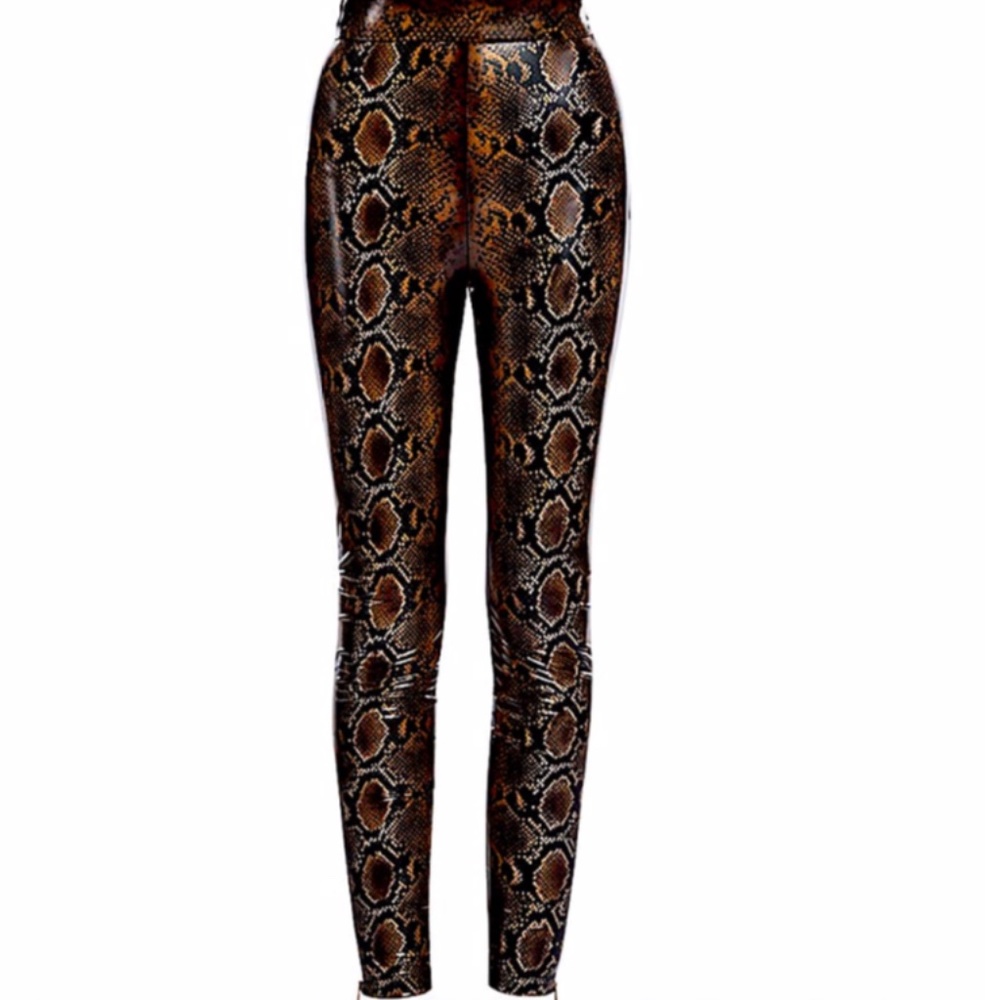 PYTHON SLIM PANTS Versace